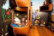 Kinderzimmer im Pirateninsel Hotel (©Foto: Legoland)